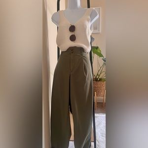 Banana Republic Olive Green Trousers - Size Twelve - Never Worn